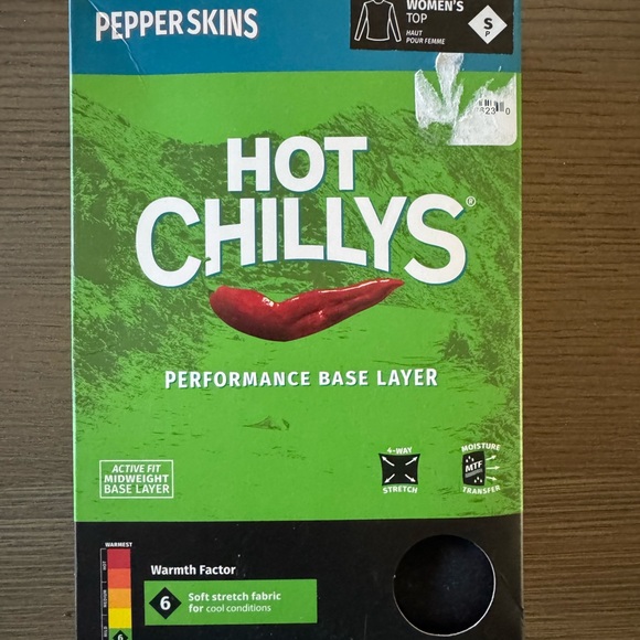 Hot Chillys Women's Performance Base Layer Top NWT - Picture 1 of 7